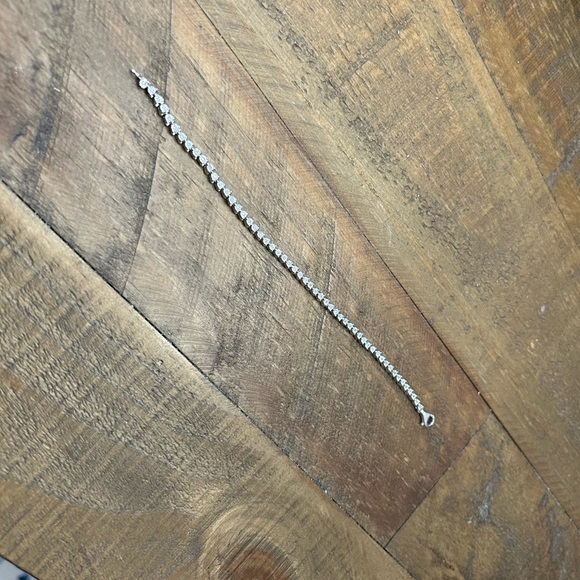 Diamond Chip Tennis Bracelet - Picture 3 of 9